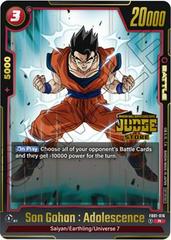 Son Gohan : Adolescence [Judge Pack [Holo] FB01-016 Dragon Ball Fusion World Judge Promo Prices