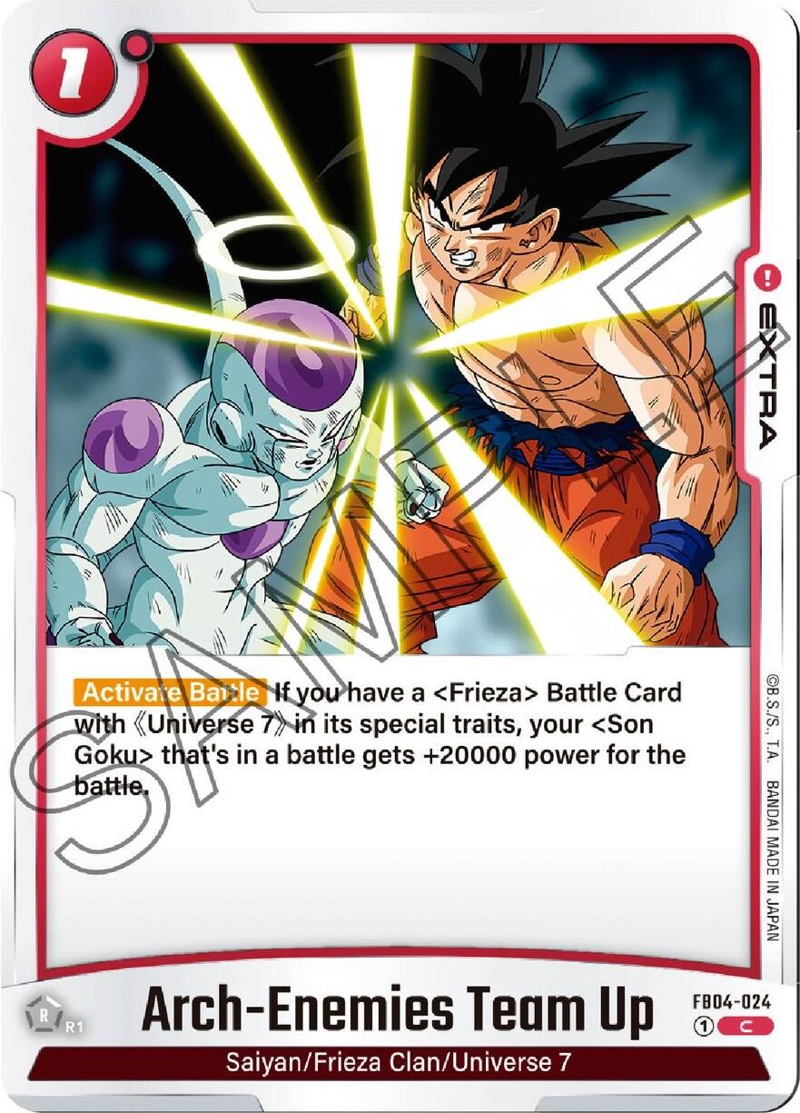 Arch-Enemies Team Up FB04-024 Dragon Ball Fusion World Ultra Limit