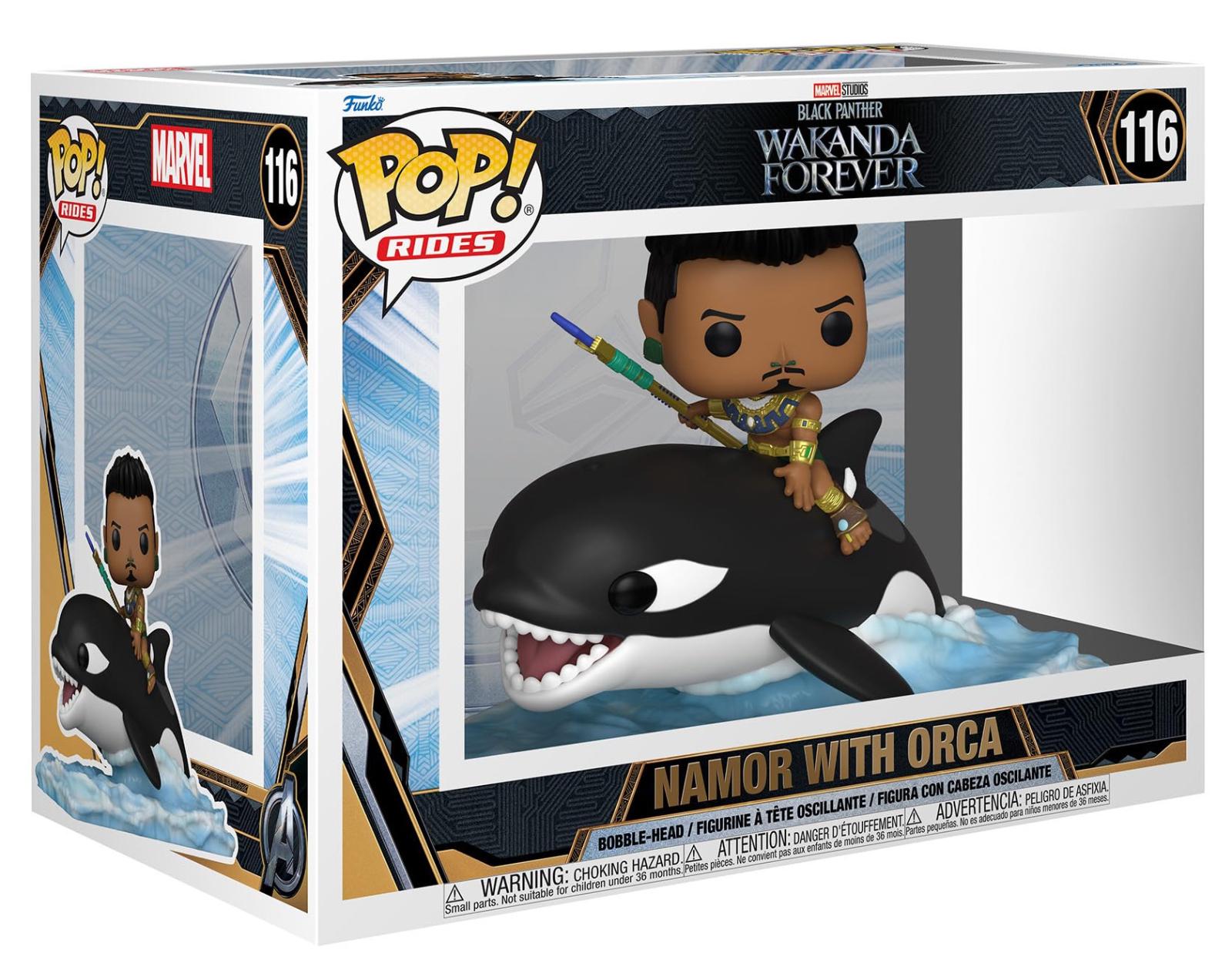 Namor with Orca #116 Funko POP Rides