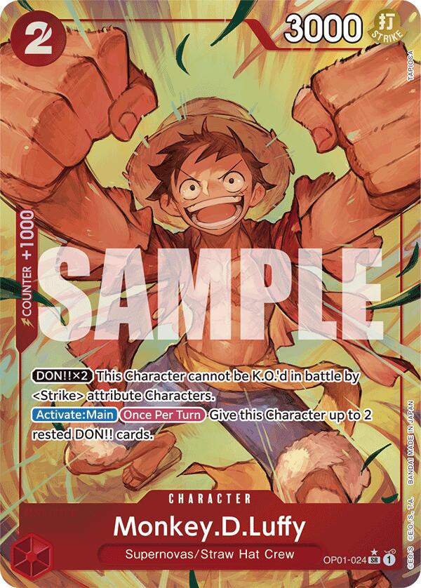 Monkey.D.Luffy [PRB-01 PRB-01] OP01-024 One Piece Romance Dawn