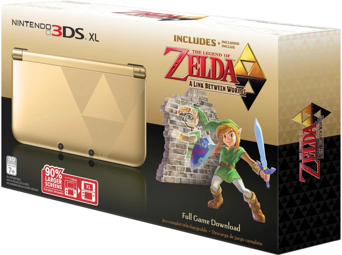 Nintendo 3DS XL Zelda Edition [A Link Between Worlds Pre-installed] Nintendo 3DS