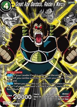 Great Ape Bardock, Raider's Warcry [Alternate Art Foil] DB1-061 Dragon Ball Super Expansion Set: Special Anniversary Box 2020