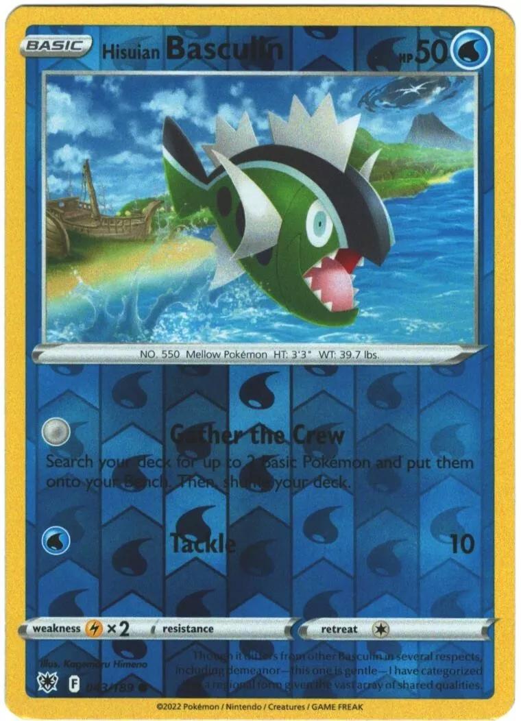Hisuian Basculin [Reverse Holo] #43 Prices | Pokemon Astral Radiance ...