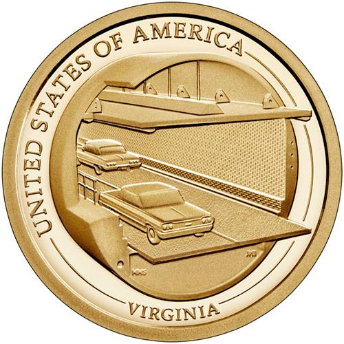 2021 S [Virginia Reverse Proof] Coins American Innovation Dollar