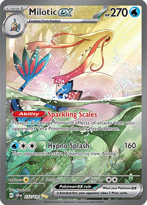 Milotic ex #237 Pokemon Surging Sparks