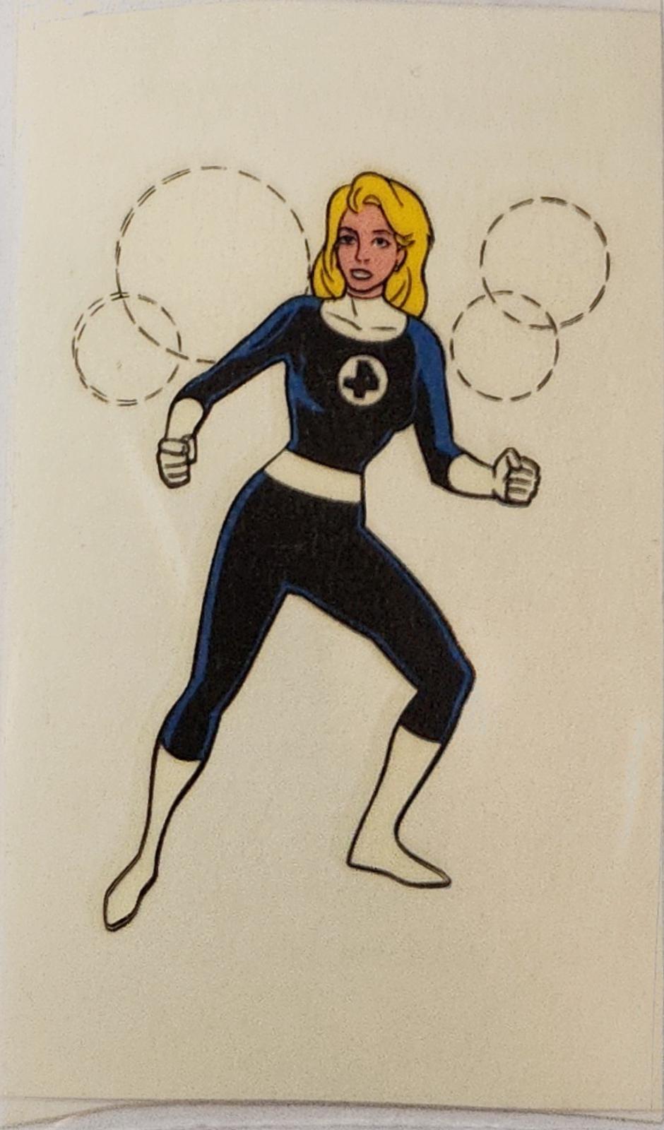 Invisible Woman [Tattoos] #1 Marvel 1996 Fleer Vision