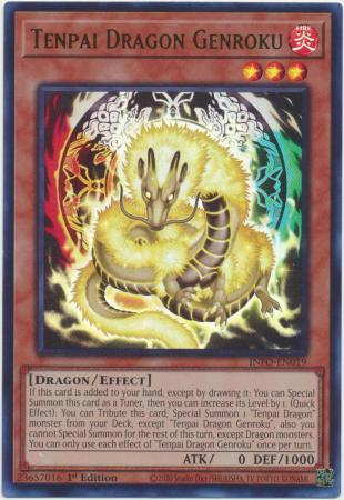 Tenpai Dragon Genroku INFO-EN019 YuGiOh The Infinite Forbidden