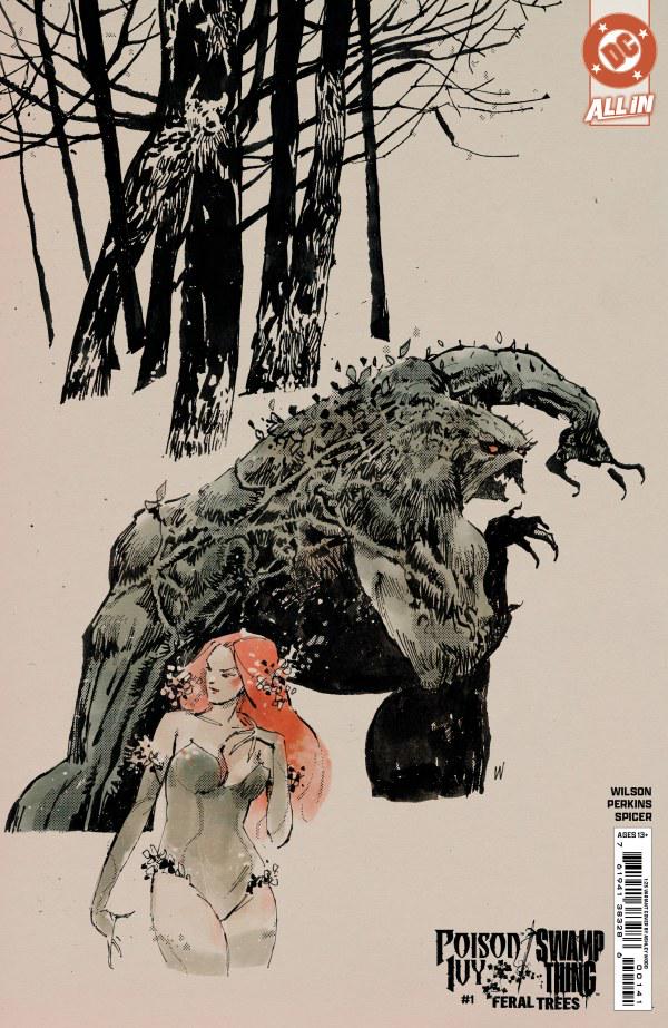 Poison Ivy / Swamp Thing: Feral Trees [Wood] #1 (2024) Comic Books Poison Ivy / Swamp Thing: Feral Trees