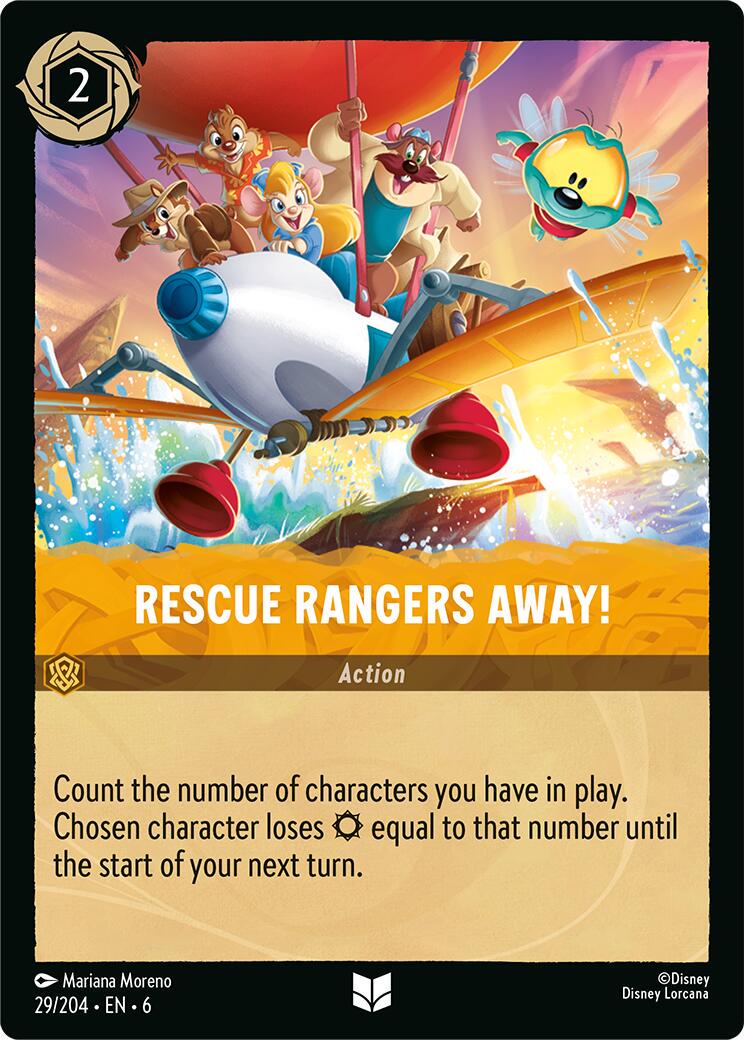 Rescue Rangers Away! #29 Lorcana Azurite Sea