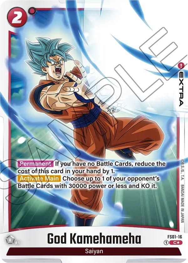 God Kamehameha [Bonus Pack Alternate Art Holo] FS01-16 Dragon Ball Fusion World Starter Deck: Son Goku