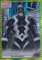 Black Bolt [Yellow Rainbow] #198 Marvel 2023 Upper Deck Platinum Prices