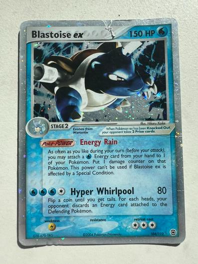 Blastoise EX #104 photo