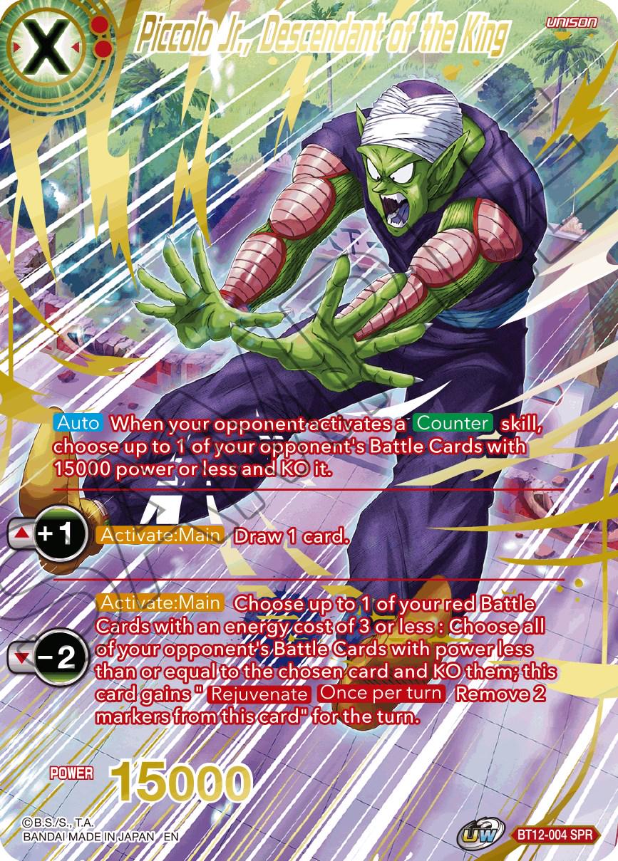 Piccolo Jr., Descendant of the King [SPR] BT12-004 Dragon Ball Super Vicious Rejuvenation