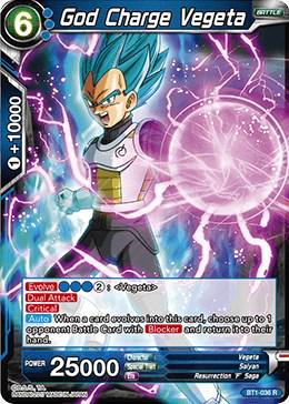 God Charge Vegeta BT1-036 Dragon Ball Super Galactic Battle