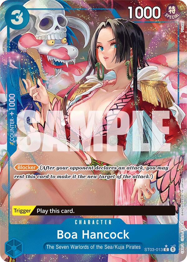 Boa Hancock [Alternate Art PRB-01] ST03-013 One Piece Starter Deck 3: The Seven Warlords of the Sea