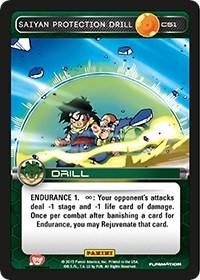 Saiyan Protection Drill C51 Dragon Ball Z Heroes and Villians