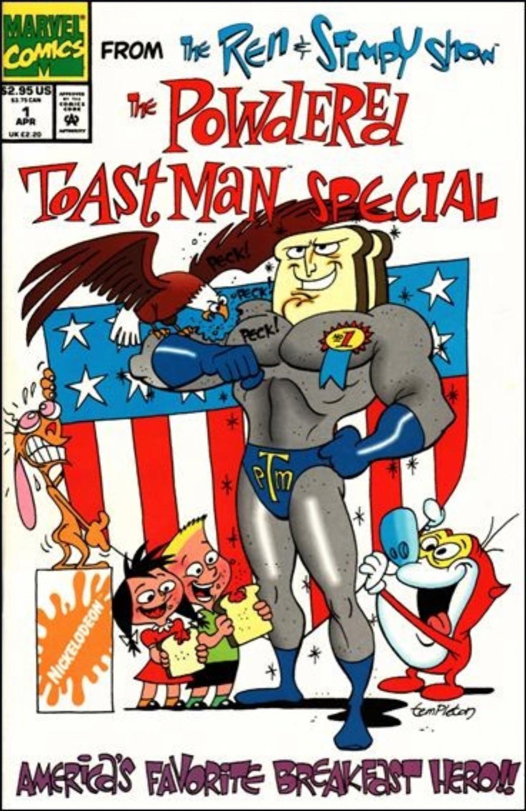 The Ren & Stimpy Show: Powdered Toast Man Special #1 (1994) Comic Books Ren & Stimpy Show