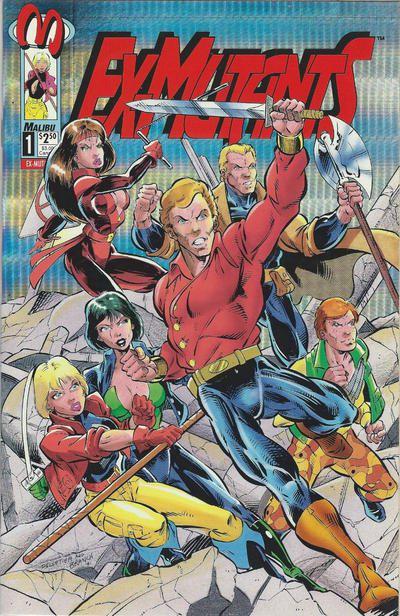 Ex-Mutants [Prismatic] #1 (1992) Comic Books Ex-Mutants