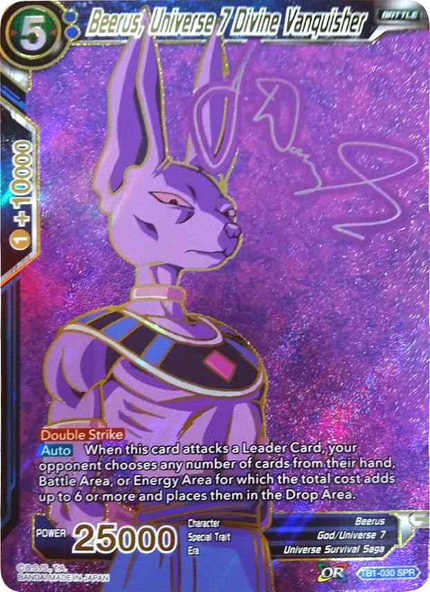 Beerus, Universe 7 Divine Vanquisher [SPR] TB1-030 Dragon Ball Super The Tournament of Power