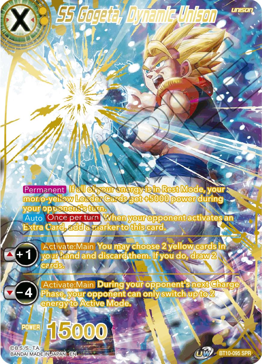 SS Gogeta, Dynamic Unison [SPR] BT10-095 Dragon Ball Super Rise of the Unison Warrior