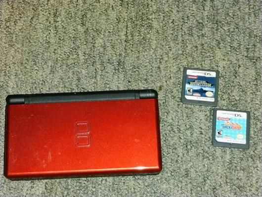 Red Crimson & Black Nintendo DS Lite photo