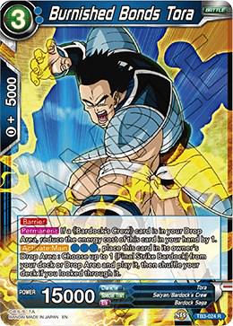 Burnished Bonds Tora TB3-024 Dragon Ball Super Clash of Fates