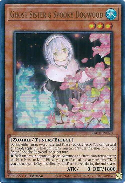 Ghost Sister & Spooky Dogwood RA03-EN020 YuGiOh Quarter Century Bonanza