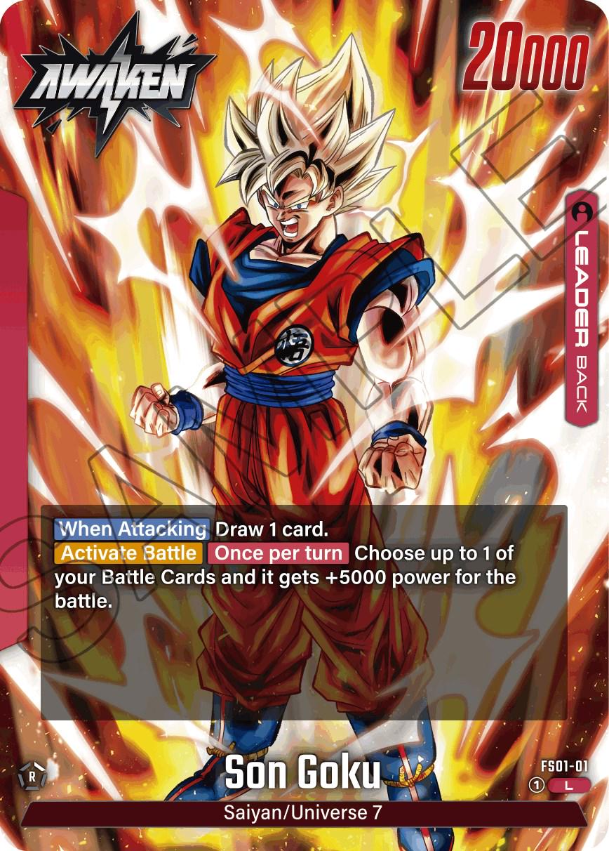 Son Goku - FS01-01 [Holo] FS01-01 Dragon Ball Fusion World Starter Deck: Son Goku