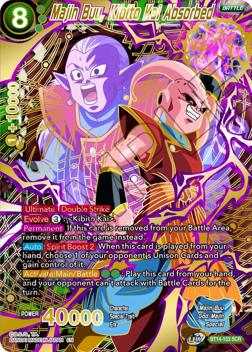 Majin Buu, Kibito Kai Absorbed BT14-153 Dragon Ball Super Cross Spirits