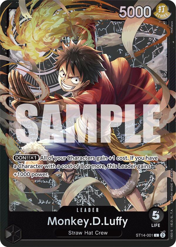 Monkey.D.Luffy ST14-001 One Piece Starter Deck 14: 3D2Y