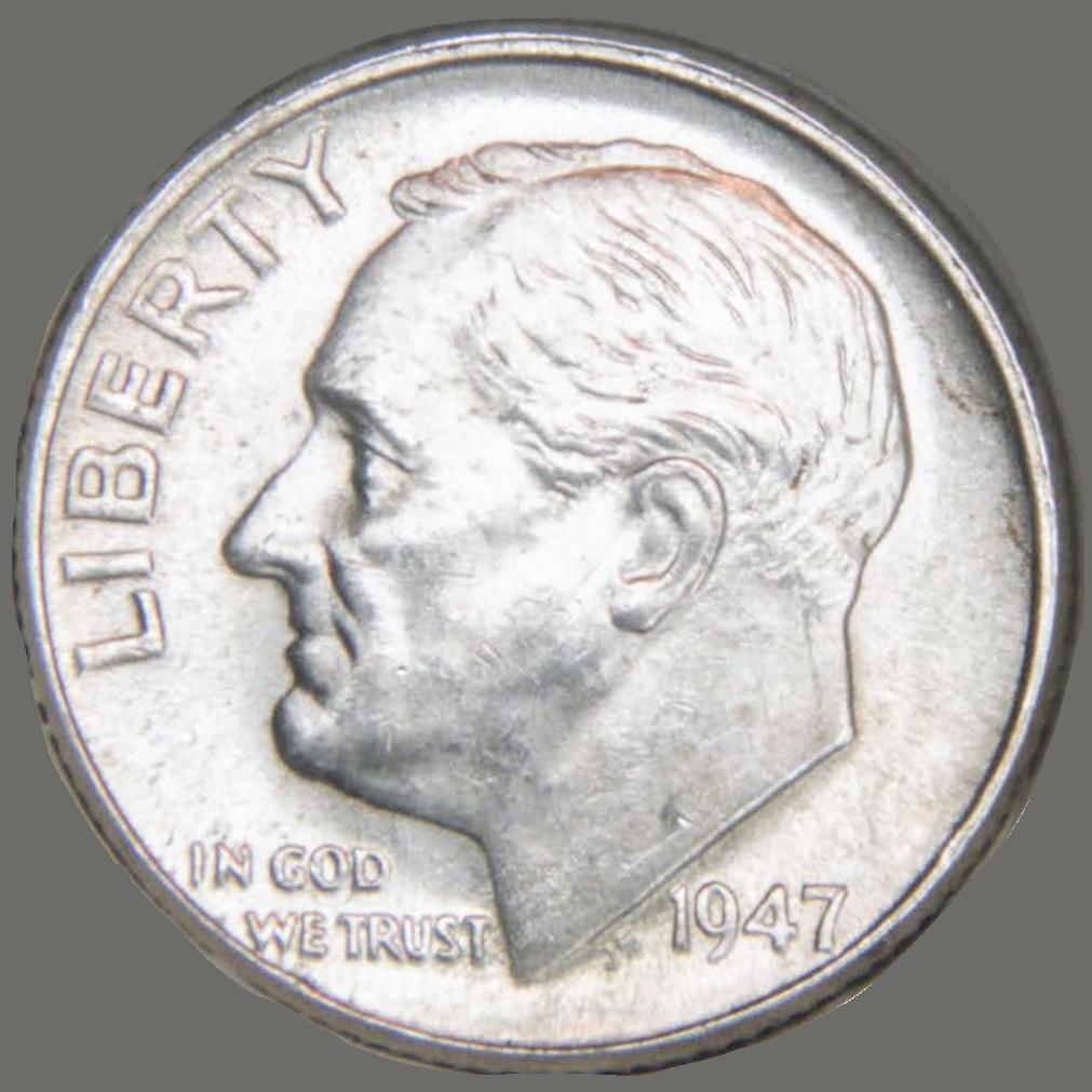 1947 Coins Roosevelt Dime