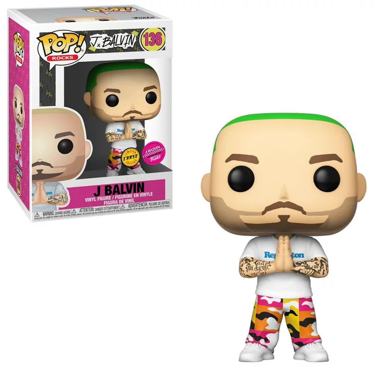 J Balvin [Green Hair] #136 Funko POP Rocks