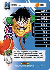 Gohan - Resilient Child [High Tech Foil] S9 Dragon Ball Z Premier Set