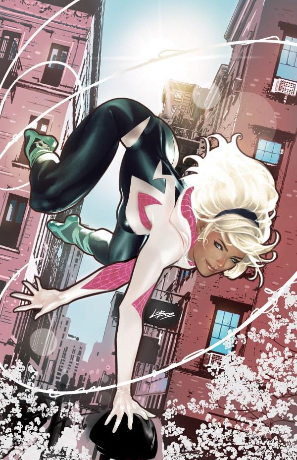 Spider-Gwen: The Ghost-Spider [Villalobos Virgin] #3 (2024) Comic Books Spider-Gwen: The Ghost-Spider