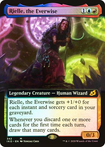 Rielle, the Everwise [Extended Art Foil] #342 Magic Ikoria Lair of Behemoths