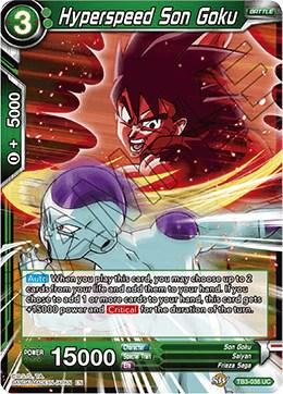 Hyperspeed Son Goku [Foil] TB3-036 Dragon Ball Super Clash of Fates