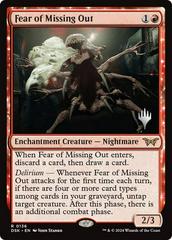 Fear Of Missing Out [Planeswalker Stamped] #136 Magic Duskmourn: House of Horror Prices