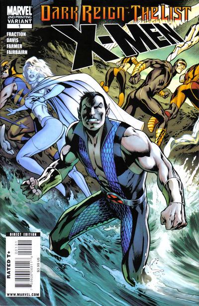 Dark Reign: The List - X-Men [2nd Print] #1 (2009) Comic Books Dark Reign: The List