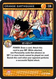 Orange Earthquake [Foil] C36 Dragon Ball Z Vengeance