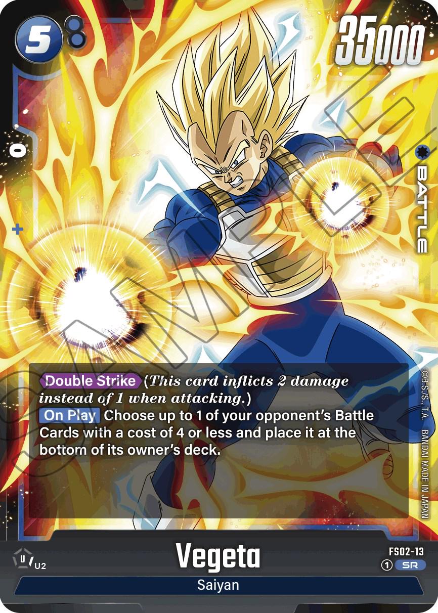 Vegeta - FS02-13 [Holo] FS02-13 Dragon Ball Fusion World Starter Deck: Vegeta