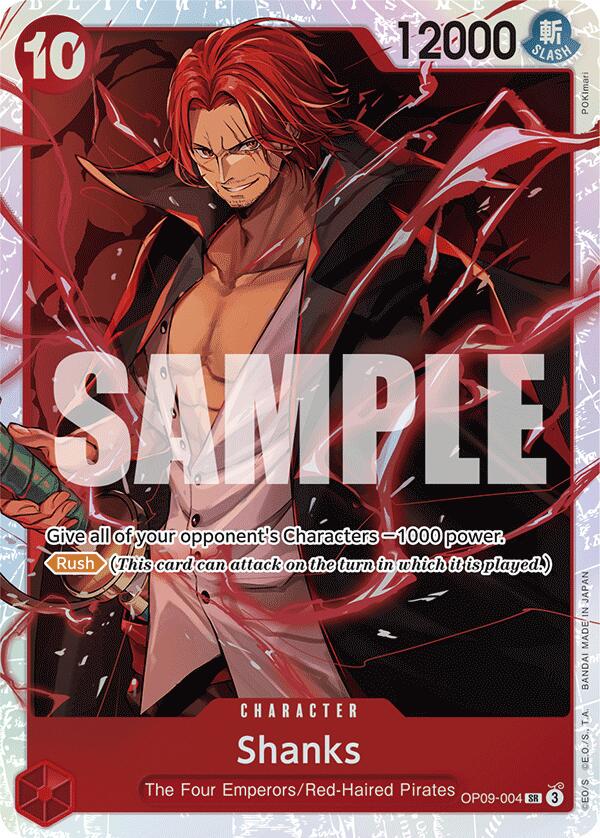 Shanks [Foil] OP09-004 One Piece Emperors in the New World