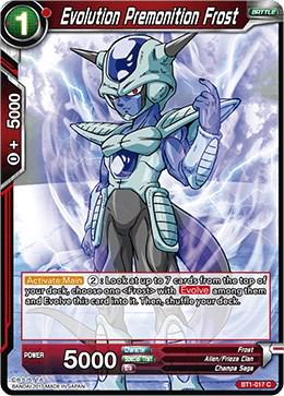 Evolution Premonition Frost BT1-017 Dragon Ball Super Galactic Battle