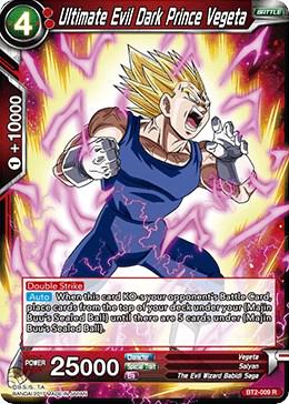 Ultimate Evil Dark Prince Vegeta BT2-009 Dragon Ball Super Union Force