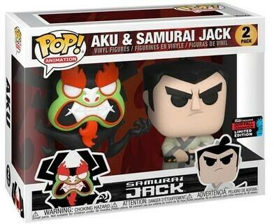 Aku And Samurai Jack 2 Pack Funko POP Animation