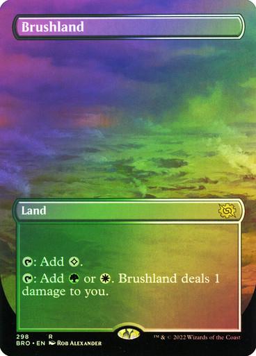 Brushland [Borderless Foil] #298 Magic Brother's War