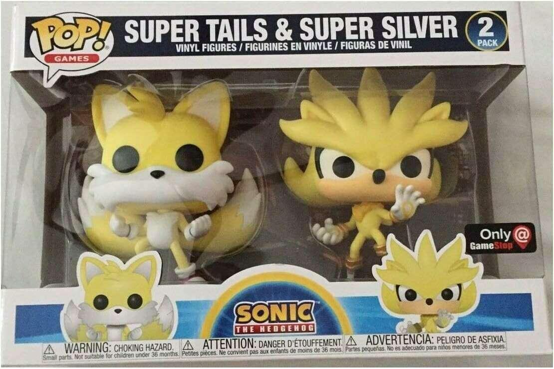 Super Tails & Super Silver 2 Pack Funko POP Games