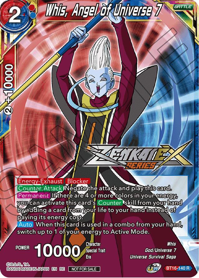 Whis, Angel of Universe 7 BT16-140 Dragon Ball Fusion World Promos