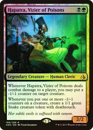 Hapatra, Vizier of Poisons [Foil] #199 Magic Amonkhet