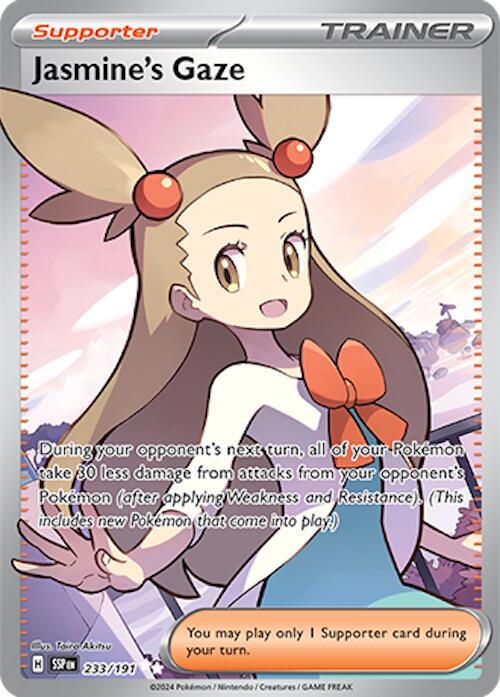 Jasmine's Gaze #233 Pokemon Surging Sparks