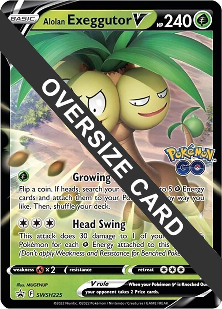 Alolan Exeggutor V [Jumbo] #SWSH225 Pokemon Promo